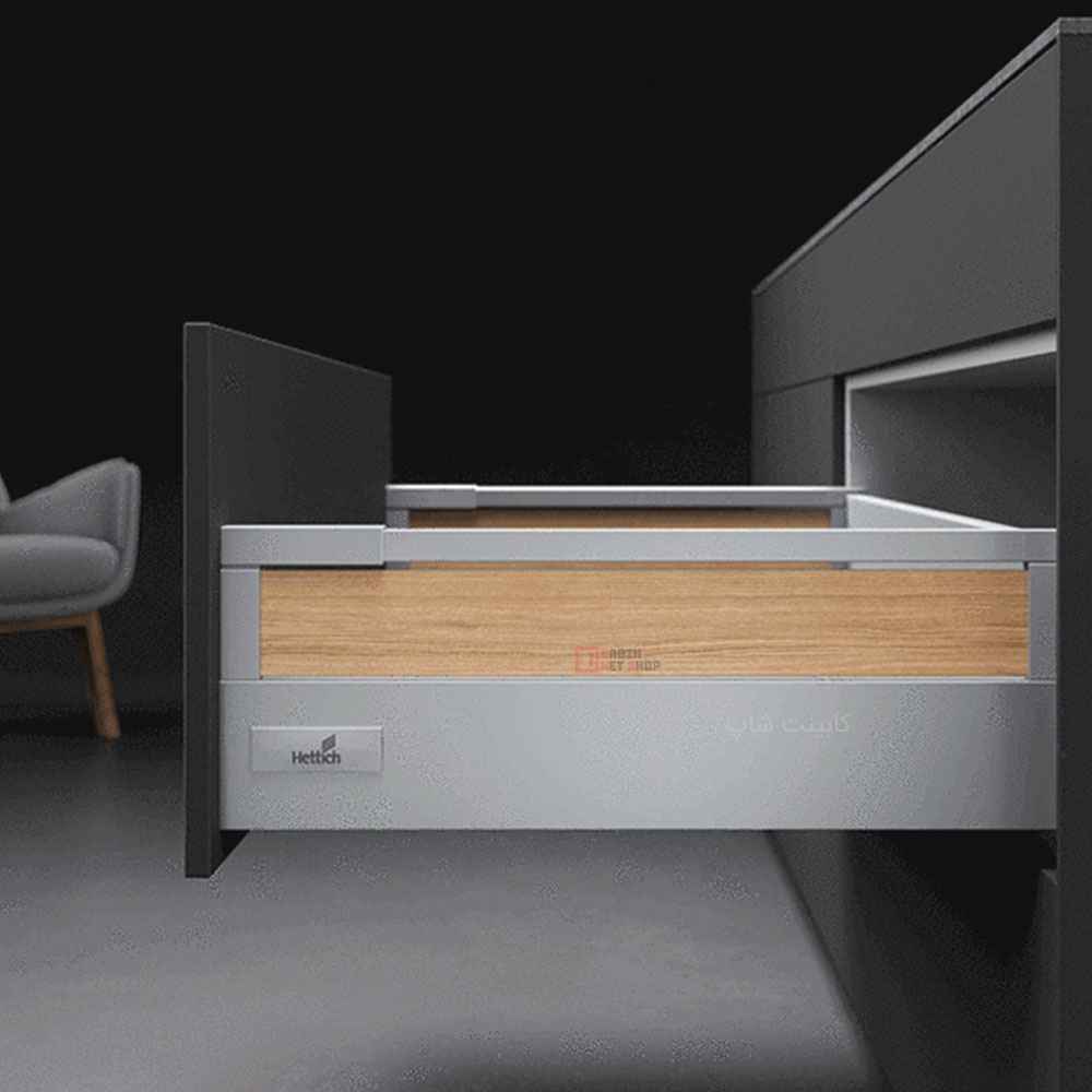 دیواره باکس دوبل ریل تاندم باکس Innotech Atira برند Hettich آلمان — تصویر ۳