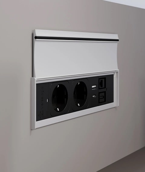 پریز برق توکار مدل VersaLid