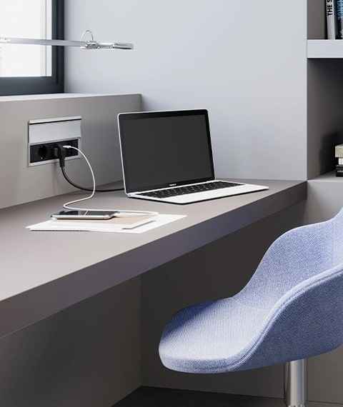 پریز برق توکار مدل VersaLid