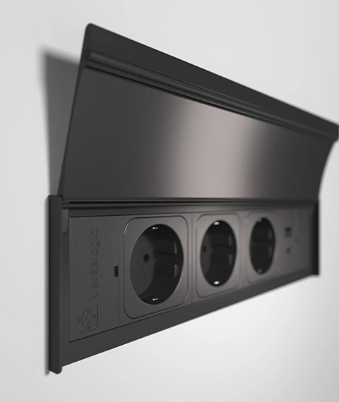 پریز برق توکار مدل VersaLid