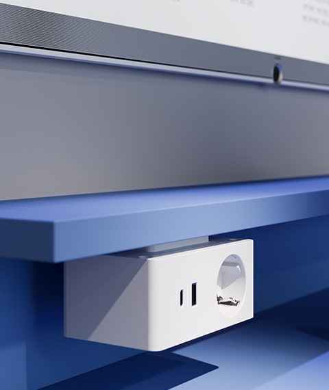 پریز برق توکار و ماژول شارژ مدل VersaQ